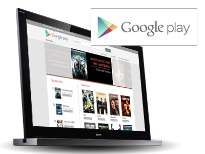 Google PLAY - Locations de films et télé-séries via internet