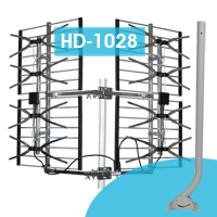 Antenne TV HD-1028 avec Fixation en "J"