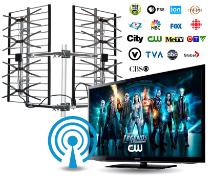 Antenne TV Pour Smart TV Antenne TV Numérique HD Amplifiée - Temu