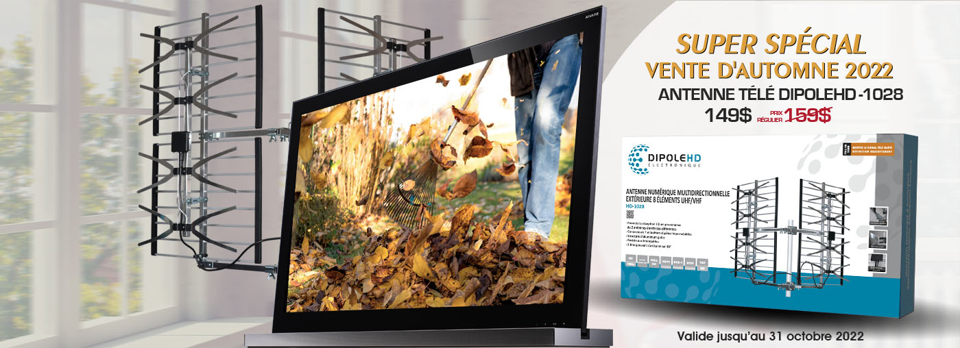 100 Chaînes Gratuites Antenne Signal HDTV 480P-1080P Denash Antenne TV Numérique HD 
